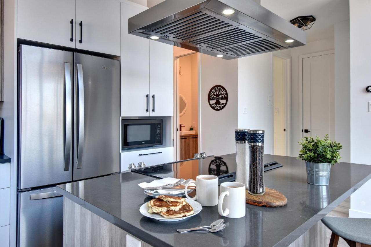 Вілла Chalet Serenity - Mont Tremblant Ski - Spa Sauna Wifi Tv Privet Chic Modern House La Conception Екстер'єр фото