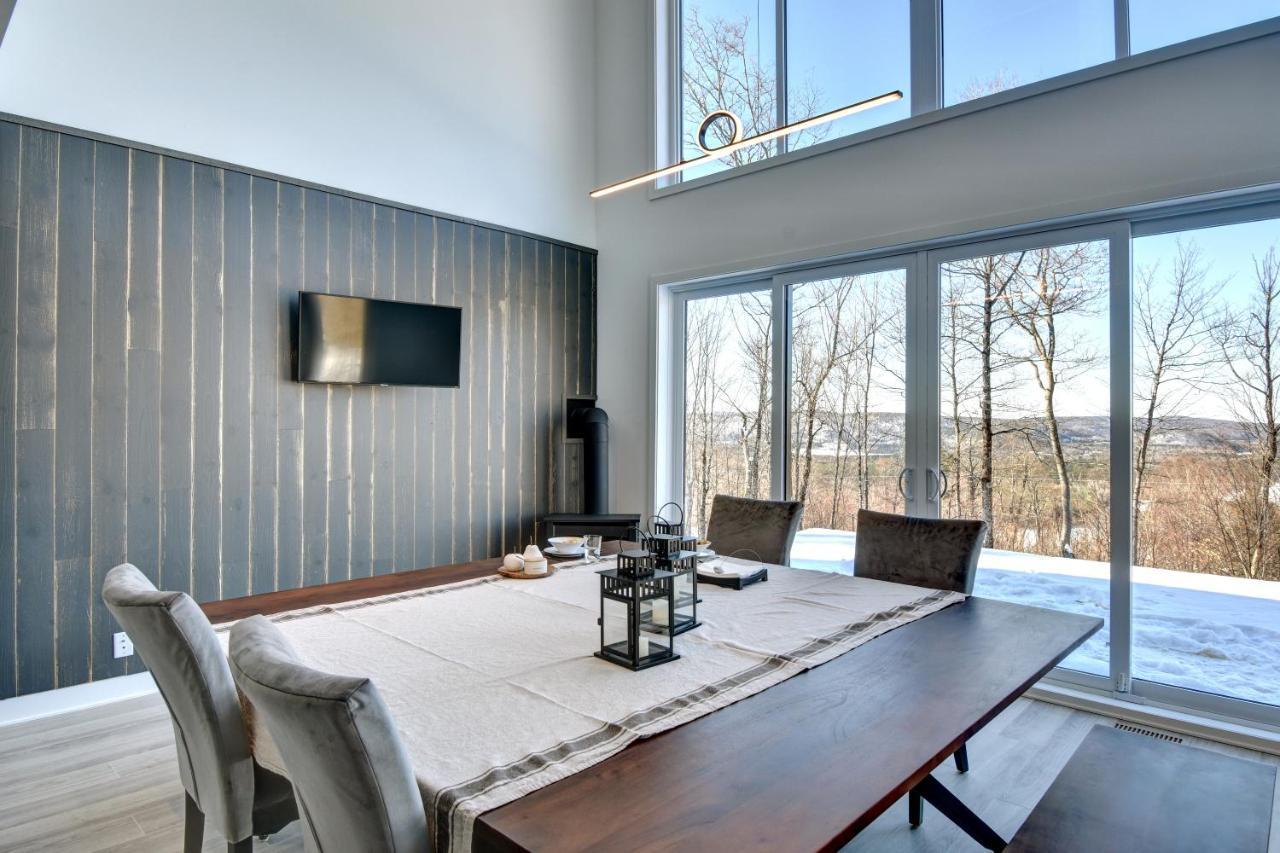 Вілла Chalet Serenity - Mont Tremblant Ski - Spa Sauna Wifi Tv Privet Chic Modern House La Conception Екстер'єр фото