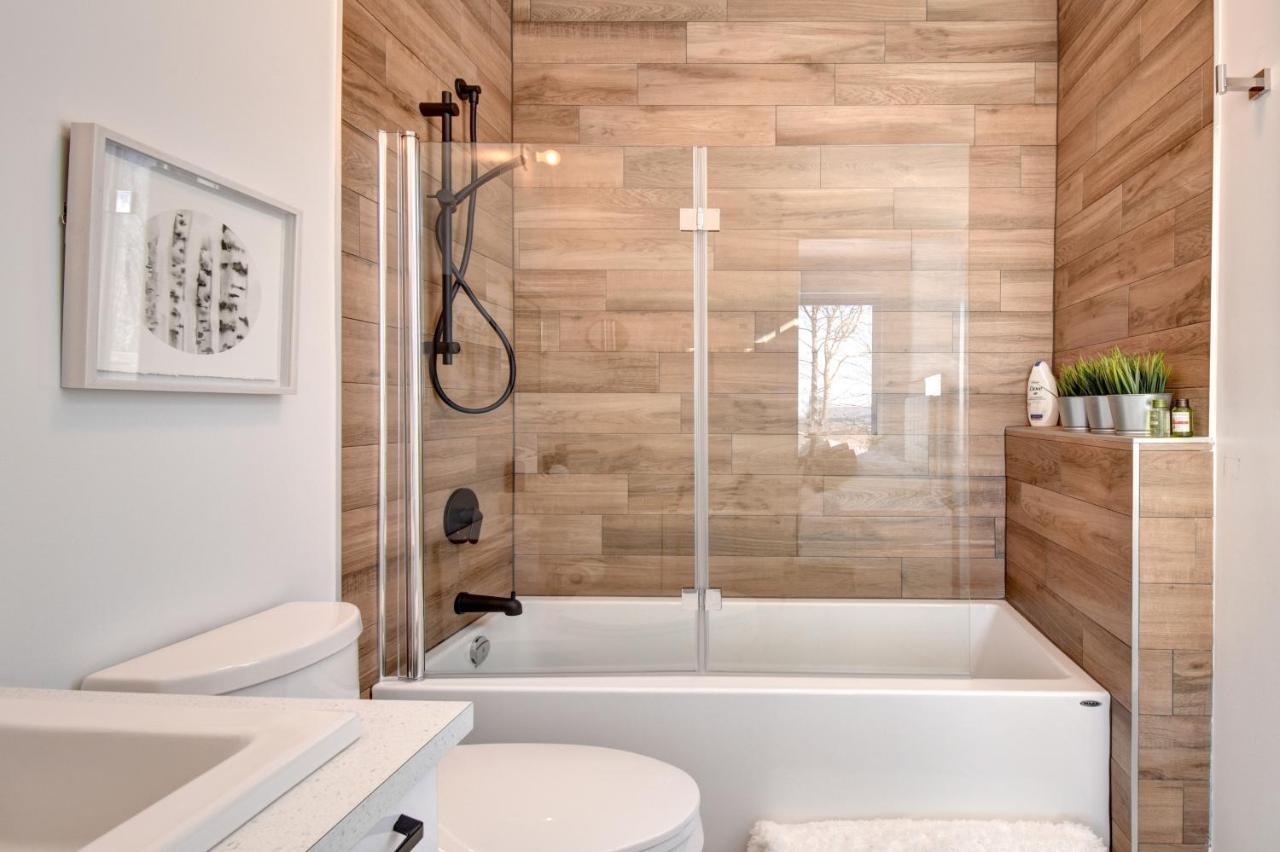 Вілла Chalet Serenity - Mont Tremblant Ski - Spa Sauna Wifi Tv Privet Chic Modern House La Conception Екстер'єр фото